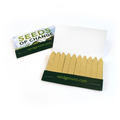 Large Seed Paper Matchbook, Single-Sided